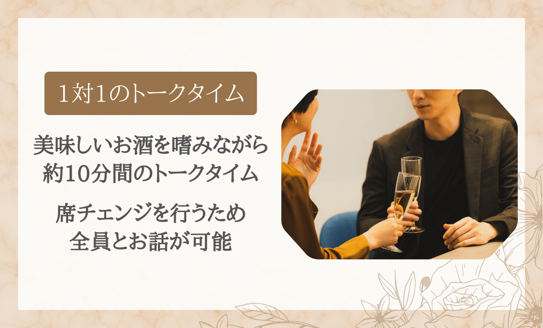 1対1のトークタイム