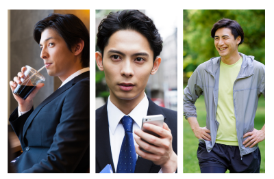 魅力的容姿の男性