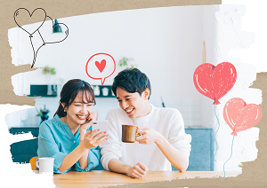 ラブラブカップル