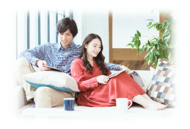 仲の良いカップル