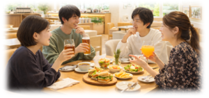 仲良しカップル