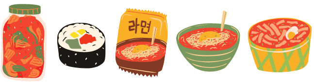 韓国料理でディナーパーティー