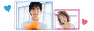 電話が好きな男女