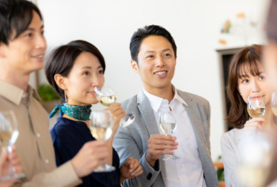 ワイン飲み比べ