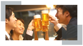 新橋駅から徒歩1分の落ち着いた空間で開催する着席形式の飲み会