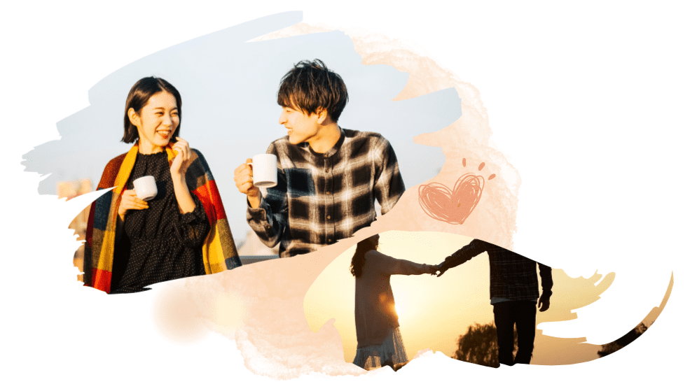 仲良しカップル