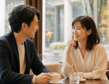 穏やかな二人