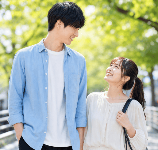 若い高男性