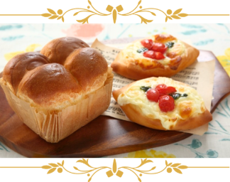 ミルク風味のちぎりパン＆コーンパン