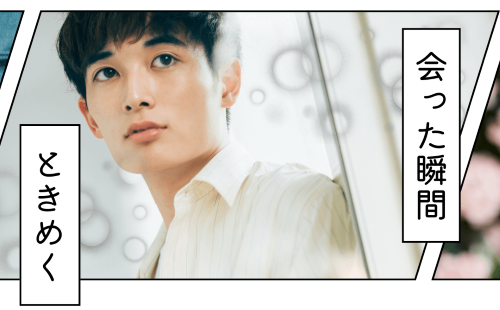 漫画風男性の画像