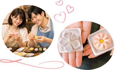 いっしょに和菓子作り