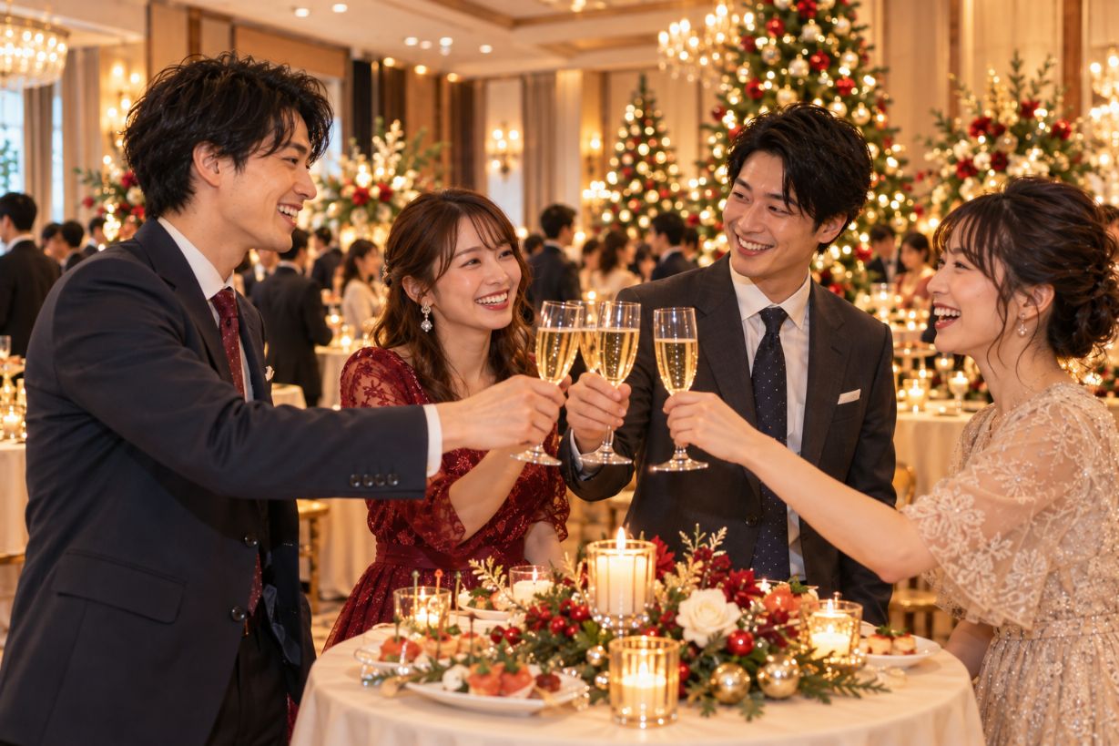 男女乾杯